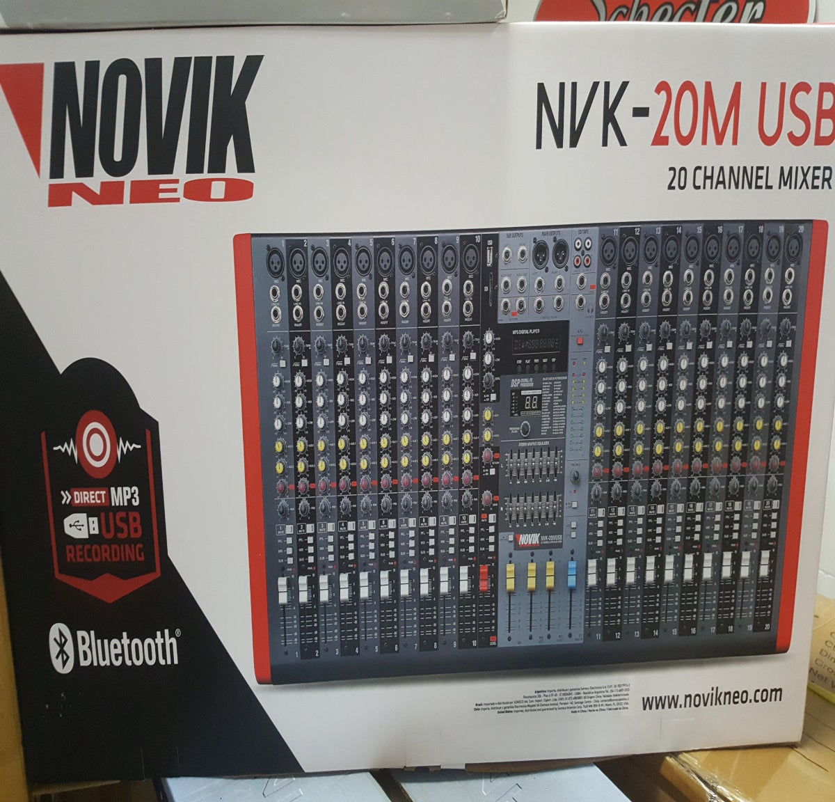 Novik consola 20 canales