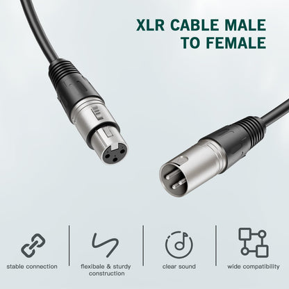 Cable mic 25 pies