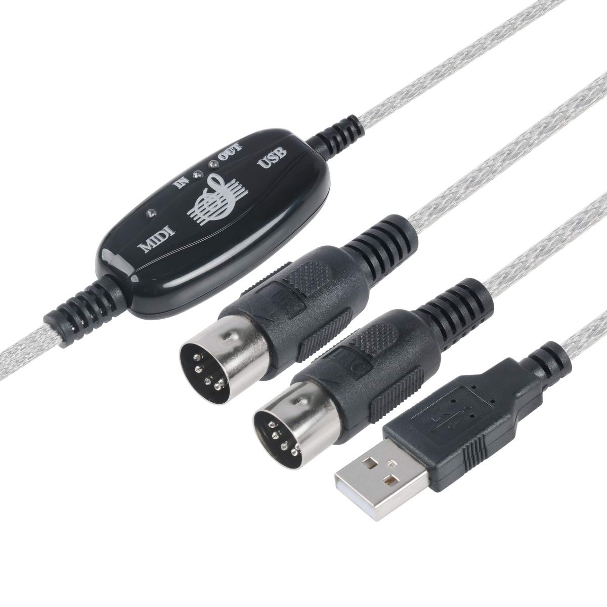 Convertidor de cable USB a MIDI